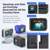 Silicone Protective Case Set For Action Camera and Lens Cover Shockproof With Lens Guard Screen Protector