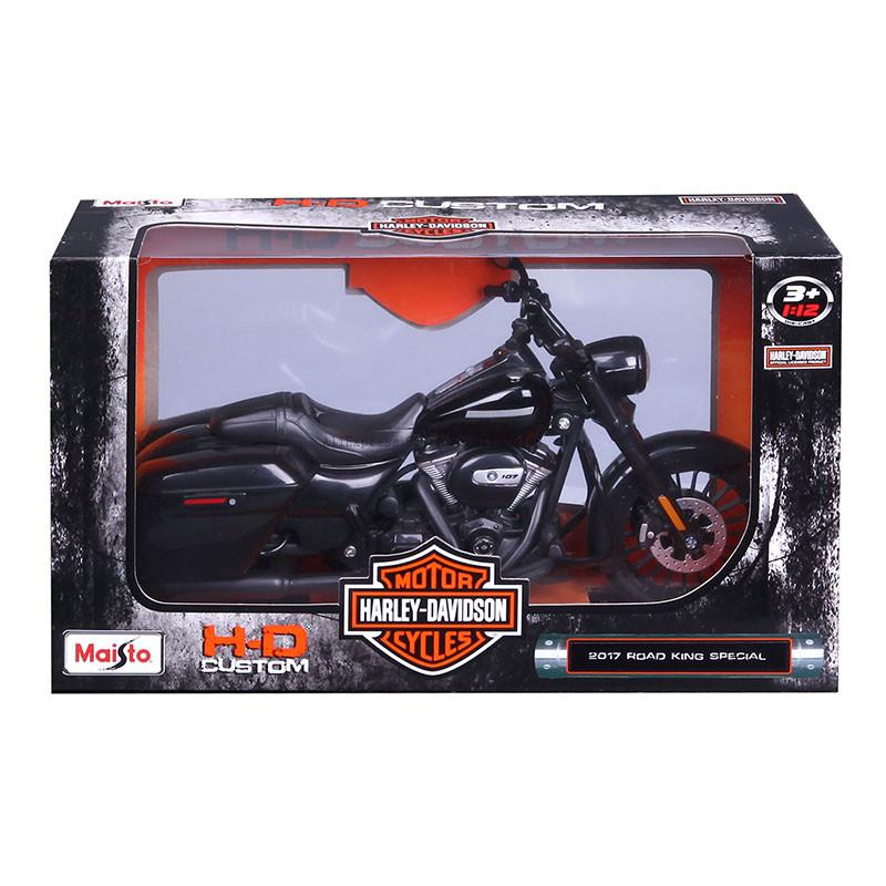 1:12 различных стилей Harley Davidson 2017 Road King Special Classic Статичная литая модель мотоцикла Коллекционная игрушка Подарок
