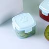 Cat Paw Pattern Lid Sauce Container Round/square Salad Dressing Containers Crisper Box  Honey