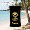 Wests Tigers Custom Name Printed Beach Towel Personalized Soft Towel For Swimming Beach Travel