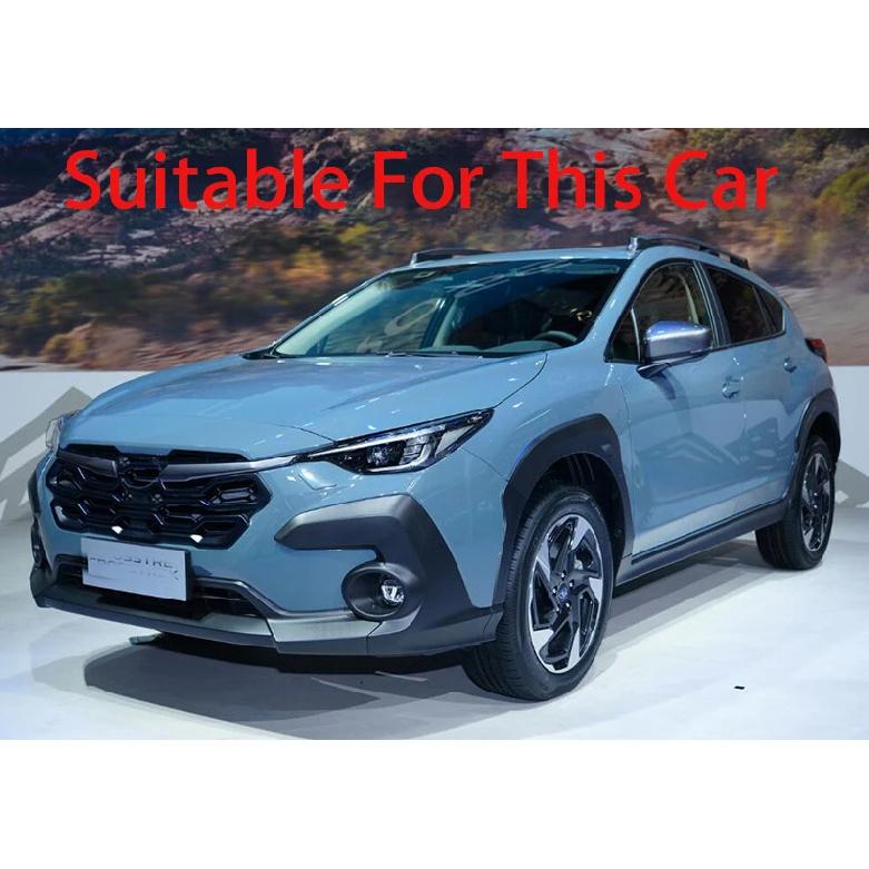 For Subaru Crosstrek Impreza 2024 Car Accessories ABS Side Door Rear View Window Spoiler Cover Trim ert Garnish Bezel