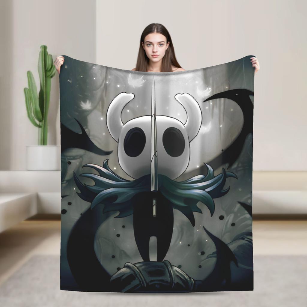 Плед Hollow Knight Фланелевый Игры Экшен Ультра-мягкий Плед-покрывало для Постельного белья Дивана Ковра на кровать