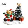 Desktop Ornament for Christmas Tree Ornaments Resin Santa Claus/Snowman/Elk/Drum Figurines Holiday Ornaments Home Decoration Winter Festive Tabletop
