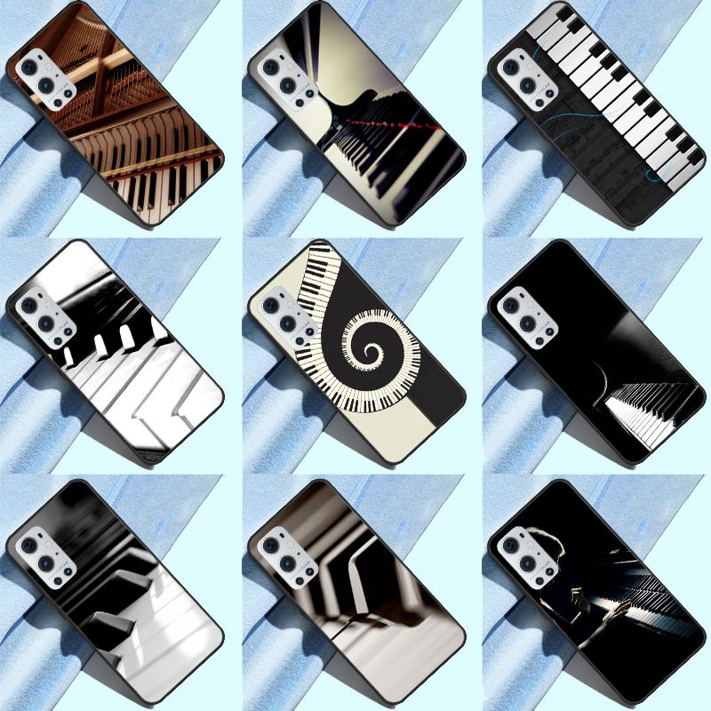 Piano Keys Keyboard design Funda For OnePlus 12R 13 R 12 11 9 10 Pro 8T 9RT 10T OnePlus Nord 4 CE 2 3 Lite N20 N30 Case