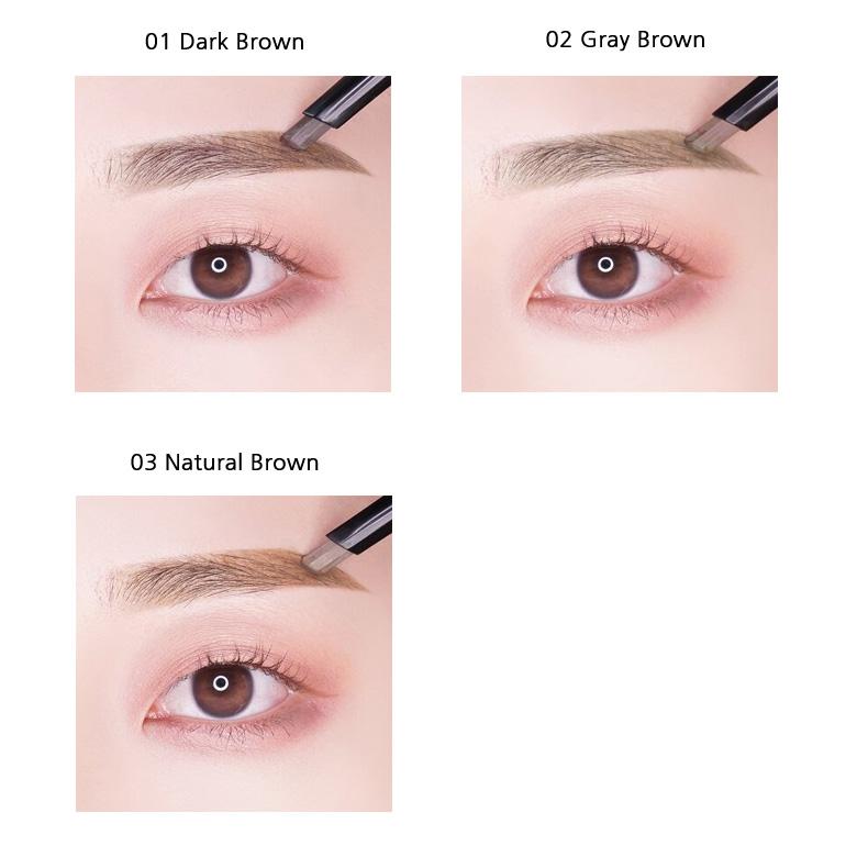 WAKEMAKE Натуральный твердый карандаш для бровей 0,1 г