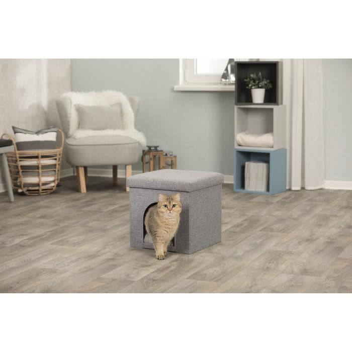 TRIXIE Abri douillet Alois - 38x40x38cm - Gris - Pour chat