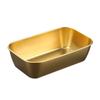 Stainless Steel Fried Food Trays Sqaure Rectangle French Fries Plate Snack Basket  Candy Dessert