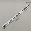 3D ABS Build Your Dreams Car Sticker Logo Rear Trunk Badge Emblem Decals