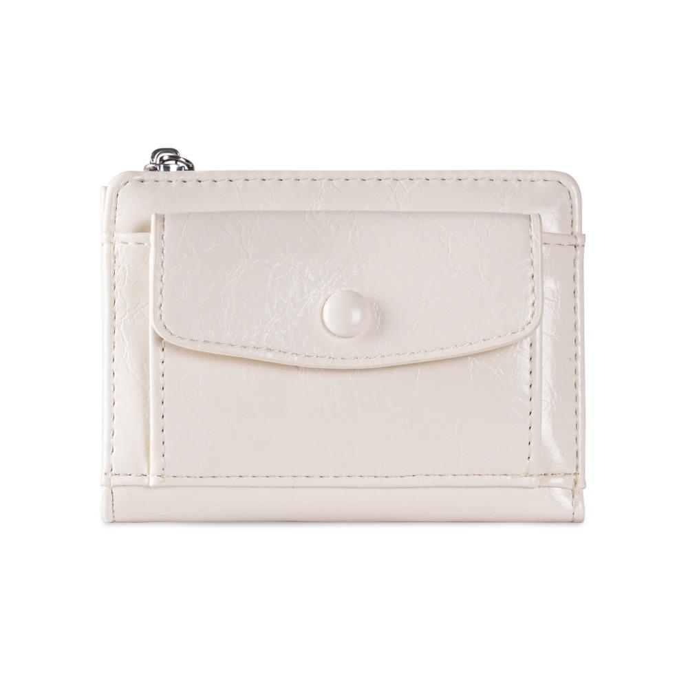 Ultra Thin Women Short Wallet Short Clutch Coin Pouch Portable PU Leather Card Holder Women
