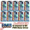 1-50X Модуль драйвера PCA9685 Интерфейс IIC 16-канальная 12-битная PWM плата драйвера сервомотора Контроллер для Arduino Робота