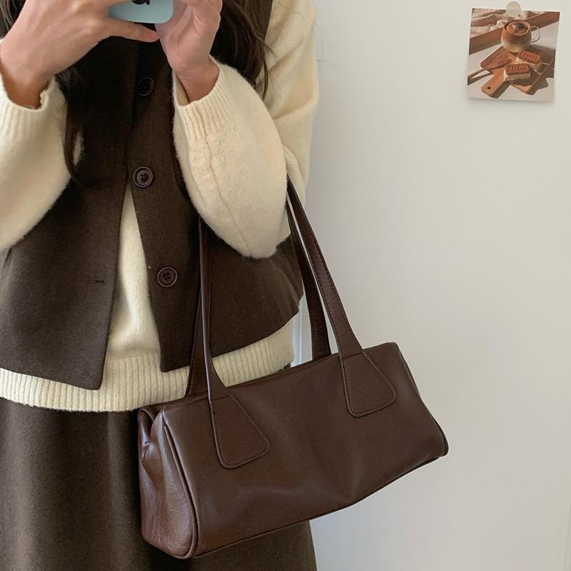 Осенне-зимние корейские сумки Ins Retro Underarm Bags Универсальная повседневная сумка для поездок на работу Сумка через плечо