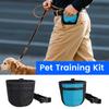 Сумка-лакомство для собаки из Оксфордской ткани, водонепроницаемая сумка для выгула собак с регулируемым ремнем и магнитной застежкой, сумка для лакомств для животных без просыпания
