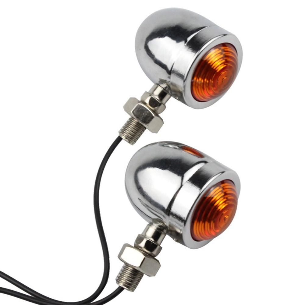 ABS Indicator Lamp Motorcycle Turn Signal Light Black Silver