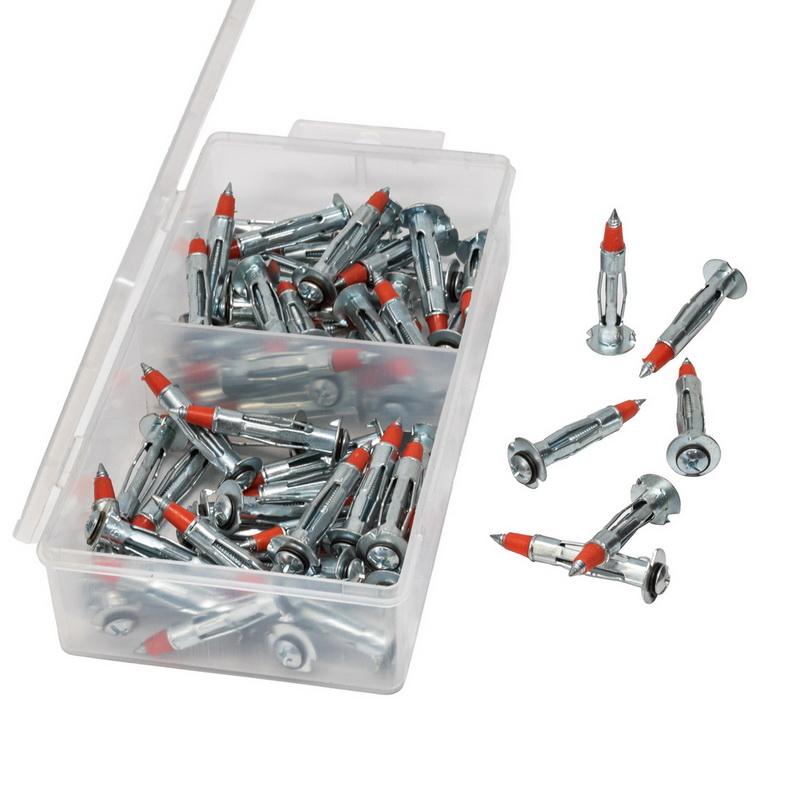 (46 мм) Сверхмощный болт Молли, набор анкерных винтов для полых стен, 60 шт.