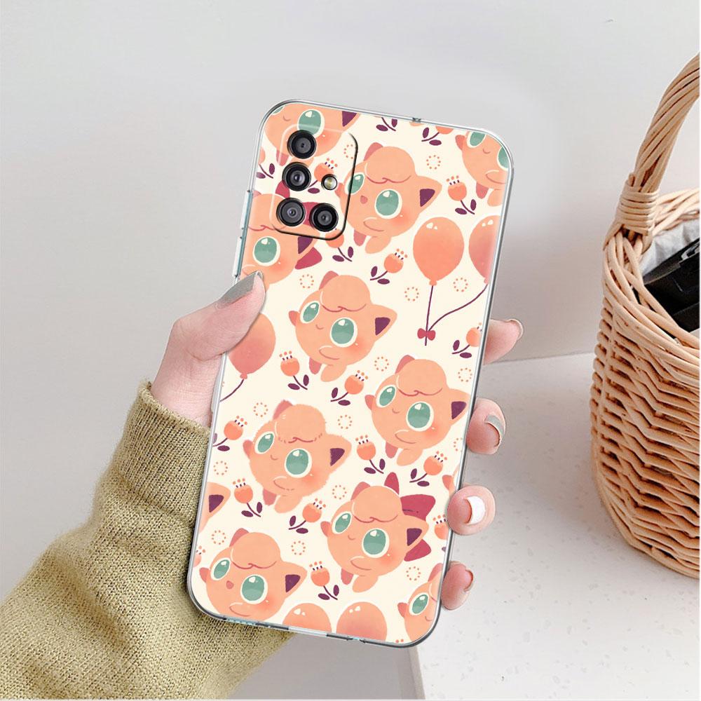 Аниме Прозрачный чехол Покемон для Samsung Galaxy A52 A12 A51 A32 A21s A71 A32 A22 50 A70 A31 A72 5G Чехол для телефона