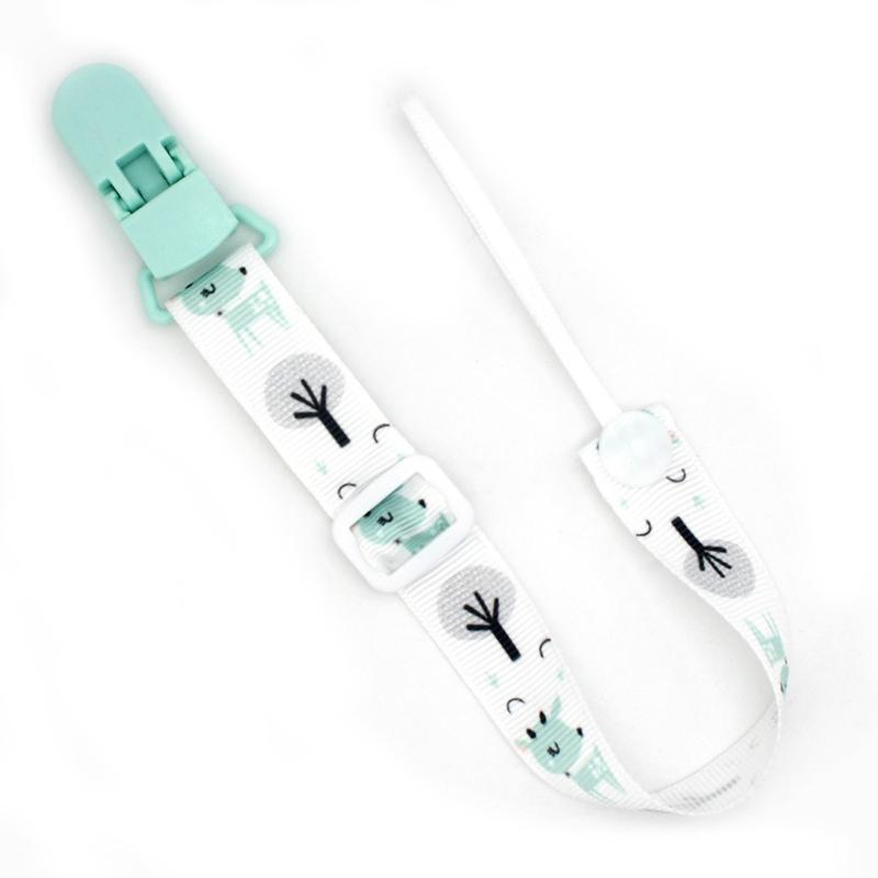 Мультяшная фиксированная кнопка, зажим для детской соски, цепочка с лентой, держатель для пустышки, цепочка