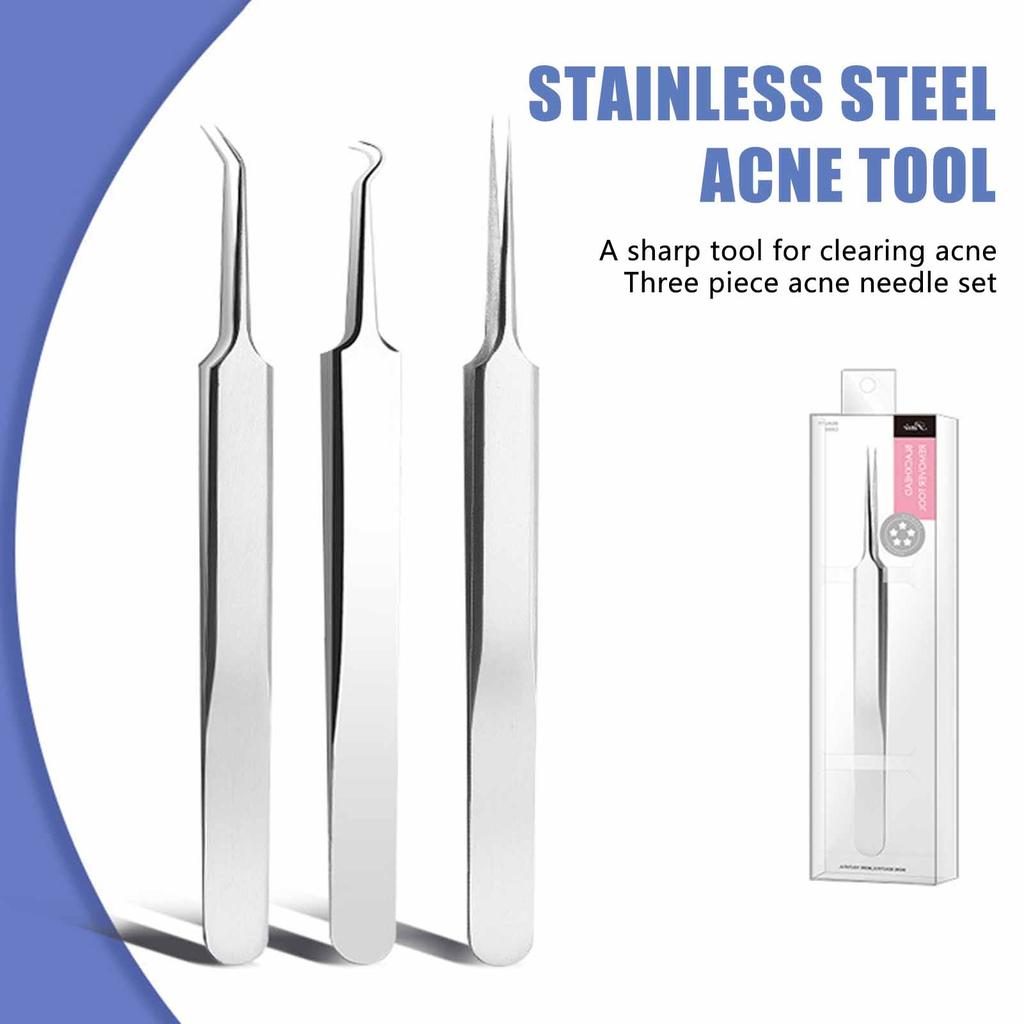 Stainless Steel Acne Extractor Tool for Blackheads and Pimples