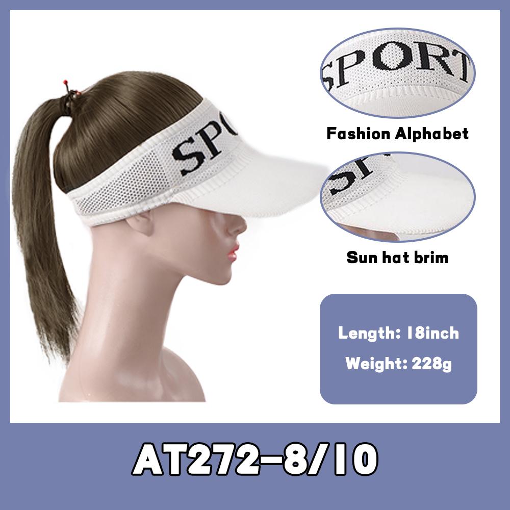 Модные весенне-летние шапки, парик с прямыми волосами, солнцезащитный козырек, бейсболка, новый парик, шляпа, наращивание волос