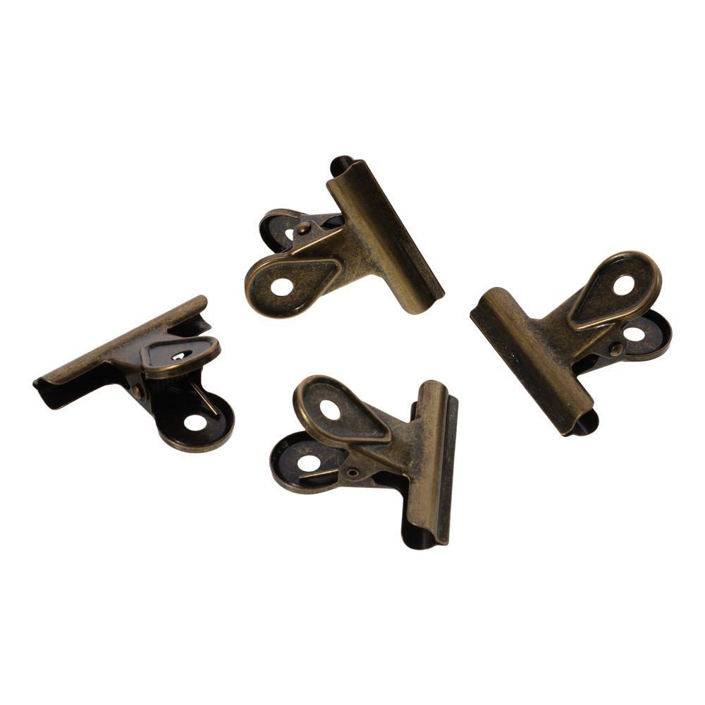 Бронзовый Винтажный Бронзовый Металлический Зажим Металлические Офисные и Бытовые Принадлежности Зажим для Счетов Офис