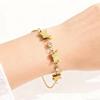 Luxury Gold Color Butterfly Bracelet - Stainless Steel Jewelry for Women, Hypoallergenic Gift & Party Bangles Accessories