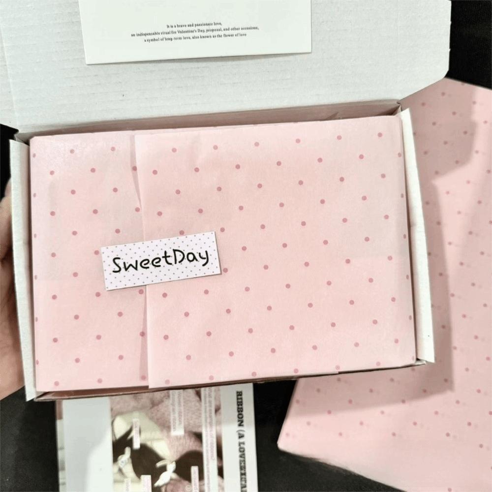 10PCS Hand-rubbed Bowknot Sydney Paper Bowknot Design Bouquet Flower Wrapping Paper  Festival Gift