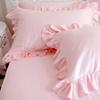 Brief Classic Pillow Case Bed Princess Ruffle Pillow Cover Handmade Pillowcases Home Textile Pillowcase 100% Cotton Cloth