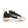 Кроссовки унисекс React Element 87 Moss Зеленый Черный-Эльдорадо-Глубокий-Королевский-Синий AQ1090-300