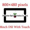 8-Inch Raspberry Pi LCD Capacitive Touchscreen, 800×480 Pixels, DSI Communication