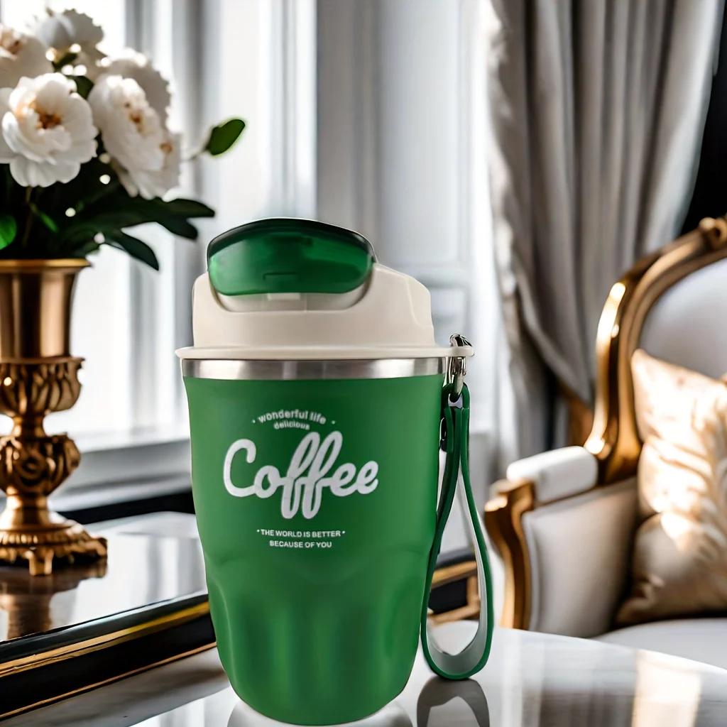 360 мл Высокая красота Студенческая машина для воды Подарок Кофейная кружка 304 Нержавеющая сталь Изолированная кружка