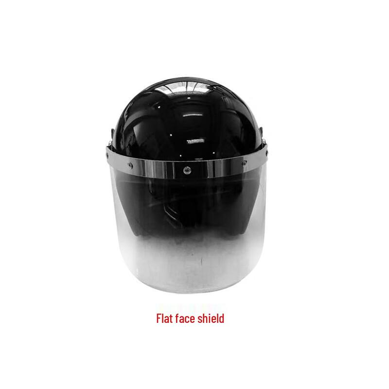 Junshi Transparent Security Helmet with Black Visor