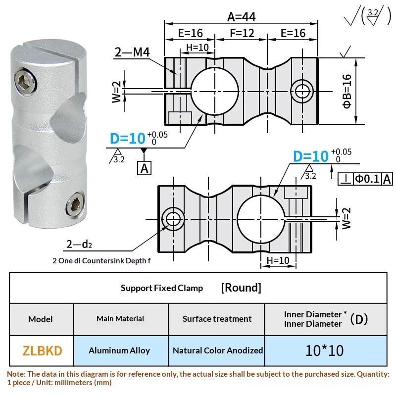 Aluminum Alloy Cylinder Fixing Clamp Cross Axis Bracket Strut Clamps Optical Axis Cross Block Steel Pipe Fixing Bracket Connecti