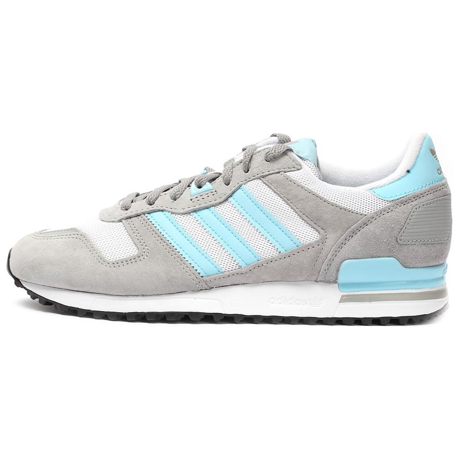 Adidas Originals ZX 700 Slip Resistant Abrasion Resistant Low top Casual Shoes Unisex Gray M19393