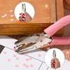 Metal Binding Stationery Heart Circle Shape Hand Tool Paper Cutter Single Hole Hole Punch