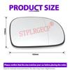 Car Exterior Side Electric Rearview Mirror Lens with Heating Heated Glass with Base for Ercedes-Benz Vito Viano W639 2003-2010