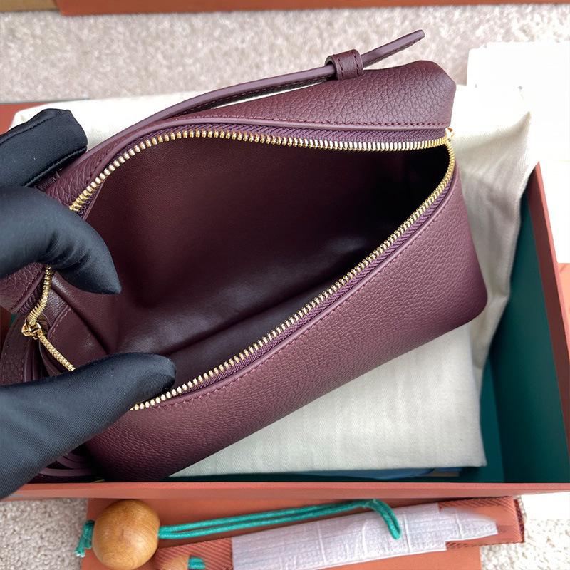 Итальянская L19 Кожа коровы с зернистой личи фактурой Сумка кроссбоди для ланча и Сумка