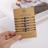 Fashion Jewelry Lovers Braided Hand Ropes Couple Bracelets Hand-woven Bracelets Blue Eye Bracelets