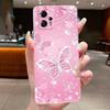 Phone Case For Motorola Moto G13 / Moto G23 / Moto G14 Funda Butterfly Bow Protective Casing Transparent Soft Silicone TPU Cover