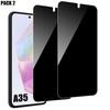 Tempered Glasses - Booling - for Samsung Galaxy A35 5G - Anti-Spy - Shock Resistance - 9H