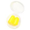 Ear Plugs Comes with Carrying Case Antibacterial Soft Type 60 Pairs (120 Pieces) Yellow Large Capacity Noise Countermeasures