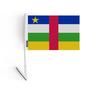 Drapeau Adhésif - République Centrafricaine - 14 X 21 Cm - Polyester - Léger - Recto/verso