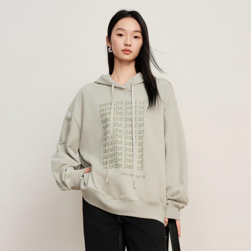 Elva' Island Женская повседневная толстовка с капюшоном и принтом букв