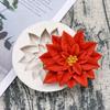Hot Sale Poinsettia Christmas Flower Silicone Sugarcraft Mold Resin Tools Cupcake Baking Mould Fondant Cake Decorating Tools