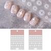 Nail Sticker Creative Shape Decorative Attractive Good Backing Adhesive Stickers Manicure Decals for Salon
