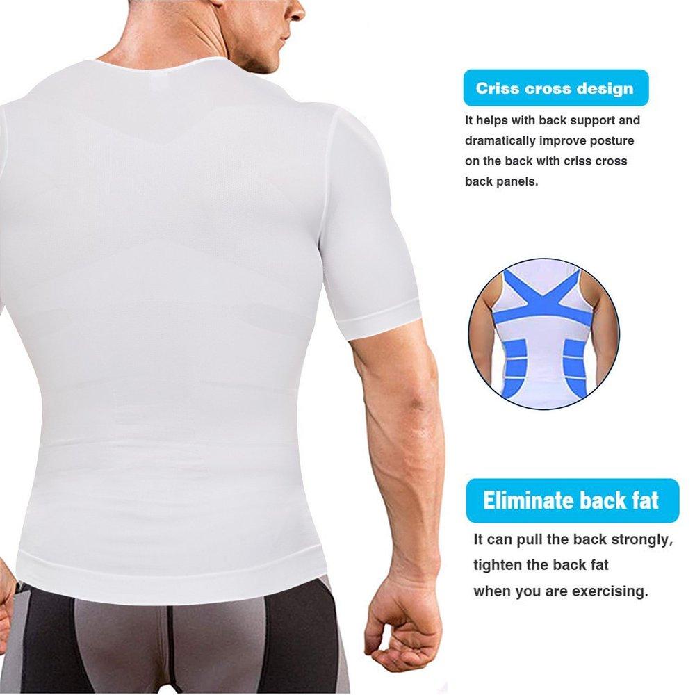 Мужская рубашка для похудения, жилет для контроля живота, компрессионный жилет для груди, базовый слой для живота, тонкая корректирующая одежда, топы на бретелях для тренировок, майка