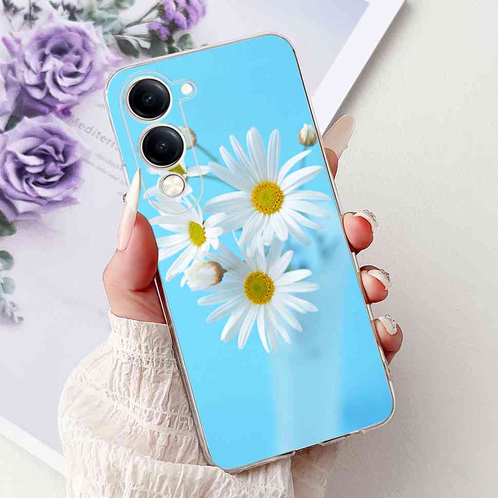 Ударопрочный чехол для Vivo Y04 Y 04 4G 6.74" Ретро-принт Дракон Мягкий силиконовый ТПУ чехол для Vivo Y29s Y 29S 5G Чехлы для телефона Capa