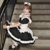 Gaming Costume Cosplay Miracle Nikki Black and White Chocolate Maid Outfit Lolita Princess Dress