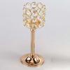 Metal Crystal Candle Holder Hollow Craft Candelabra  Wedding Venue Floral Arrangements