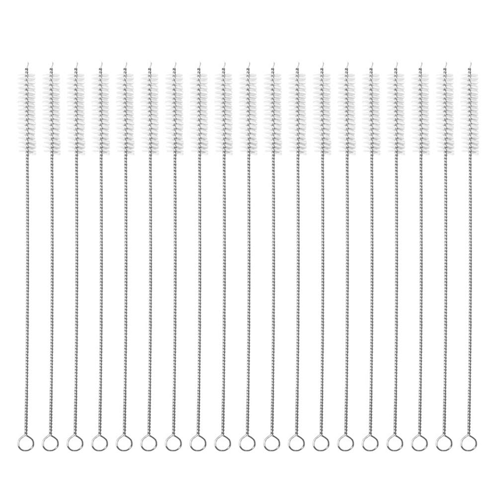 Детская бутылочка Perfectgoing Straw Tube для питья с трубочкой и зазором из нержавеющей стали, набор из 20 щеток, щетка, щетка, шланги, ультратонкого типа, щетка, многоразовая,