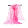 Gradual Change Color Silk Scarf Ladies Scarf, Georgette Transition Color Tulle Scarf Body Training Square Dance Dance Silk Scarf