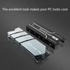 for M.2 SSD NVMe NGFF Heat Sink M2 2280 Solid State Hard Disk Aluminum Heatsink Gasket with Thermal Radiator PC Accessor